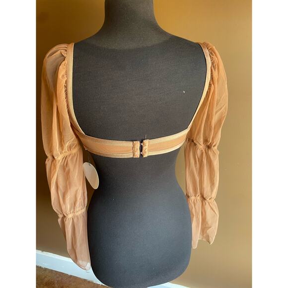 NWT Rehab Lab Top Cropped Halter Bra Sexy Small Women's Club Blouse - Picture 8 of 9